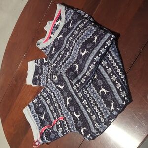 Cuddl duds reindeer pajamas size xs